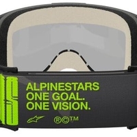 Мотокрос очила ALPINESTARS VISION 5 HOLLOW CHARCOAL YLLW FL Mirror SILVER