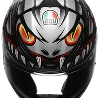 КАСКА K1 S E2206 - LYZARD MATT BLACK/GREY/RED