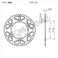 Задно зъбчато колело TROFEO 365004149 BLACK