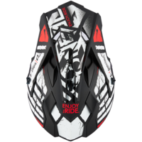 Мотокрос каска O'NEAL 2SERIES GLITCH V.23 BLACK/WHITE