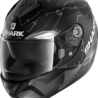 Каска за мотор SHARK RIDILL MECCA MAT BLACK/ANTHRAC/SILVER