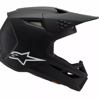 Детска мотокрос каска ALPINESTARS SM3 SOLID BLACK