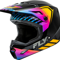 Мотокрос каска FLY RACING Formula Kinetic Menace - Black/Sunrise