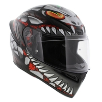 КАСКА K1 S E2206 - LYZARD MATT BLACK/GREY/RED