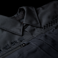 Текстилно мото яке ICON Upstate Canvas National BLACK