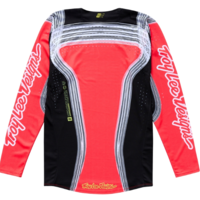 Mотокрос джърси TROY LEE DESIGNS SE PRO Stripes Jersey - Infra Red/Black