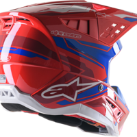 Мотокрос каска ALPINESTARS SM5 ACT 2 RED/BL