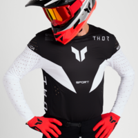 Мотокрос джърси THOR SPORTMODE STRIKE BLACK