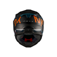 Каска NEXX X.WST3 MANGA ORANGE/BLUE MATT