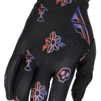 Мотокрос ръкавици FLY RACING Lite Outline Special Edition - Black/Red/Purple