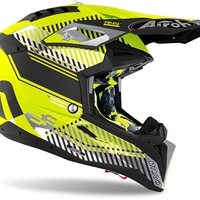 Каска AIROH AVIATOR 3 WAVE YELLOW MATT