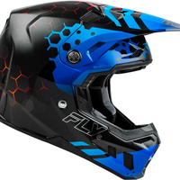 Мотокрос каска FLY RACING Formula CC Tektonic - Black/Blue/Red