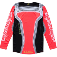 Детско мотокрос джърси TROY LEE DESIGNS SE PRO Stripes Jersey - Infra Red/Black