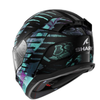 Каска SHARK D-SKWAL 3 REPTAIA BLACK/BLUE/PURPLE