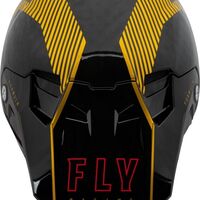 Мотокрос каска FLY RACING Formula Carbon Tracer Helmet - Gold/Black