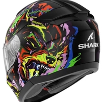 Каска SHARK RIDILL 2 RAGING BEAST Black Violet Yellow