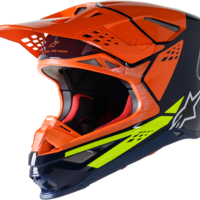 Мотокрос каска ALPINESTARS SM8 Factory BL/OR/YL
