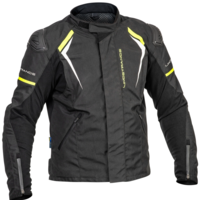 Текстилно мото яке Lindstrands Sandvik Black/yellow