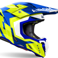 Мотокрос каска AIROH TWIST 3 DIZZY BLUE/YELLOW GLOSS