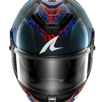 Каска SHARK SPARTAN GT PRO CARBON SPEED-VIB BLACK/BLUE/RED
