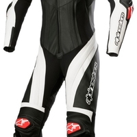 Дамски кожен екип ALPINESTARS Tech Air GP Plus Black/White/Red