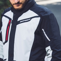 Текстилно мото яке SPIDI Mission-T H2Out Black/Ice