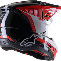 Мотокрос каска ALPINESTARS SM5 BEAM BLACK/GRAY/RED