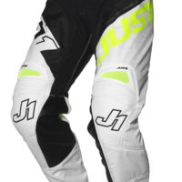 Мотокрос брич Just1 J-Force Hexa Black/White/Yellow Fluo