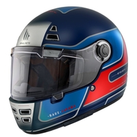 Каска MT JARAMA BAUX D7 MATT BLUE/RED
