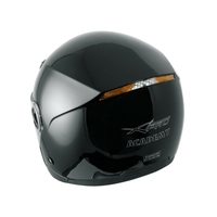 Каска за скутер A-PRO ENGRAVE BLACK