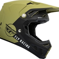 Мотокрос каска FLY RACING Formula CC Centrum - Matte Olive Green/Black