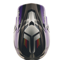 Mотокрос каска TROY LEE DESIGNS SE5 Carbon Stripes - Black/Violet