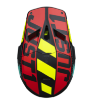 Mотокрос каска Just1 J-22 F Falcon Fluo Red/Yellow/Black