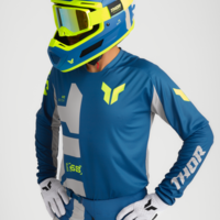Мотокрос джърси THOR LAUNCHMODE FORGE BLUE
