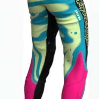 Мотокрос брич TROY LEE DESIGNS SE Ultra Membrane Pants - Black/Yellow