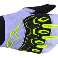 Детски мотокрос ръкавици ALPINESTARS FULL BORE V2 PURPLE/YELLOW