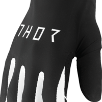 Мотокрос ръкавици THOR AGILE SOLID BLACK/WHITE