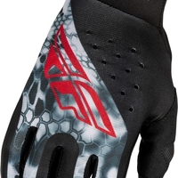 Мотокрос ръкавици FLY RACING Lite Kryptek- Black/Red/Grey 2025