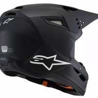 Детска мотокрос каска ALPINESTARS SM3 SOLID BLACK