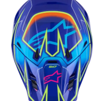 Мотокрос каска ALPINESTARS SM7 CAST BLUE/YELLOW/PINK