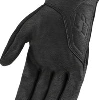 Кожени мото ръкавици ICON PDX3 - BLACK