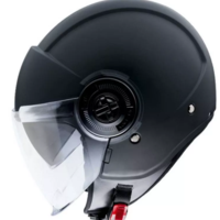 КАСКА ЗА СКУТЕР MT VIALE S SOLID A1 MATT BLACK