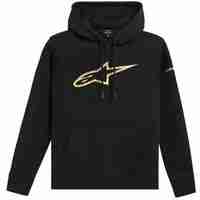 Мото суитшърт ALPINESTARS Gilded Pullover Hoodie BLK/GLD