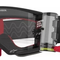 Мотокрос очила ALPINESTARS SUPERTECH CORP BLK/GRY CLEAR ROLL-OFF