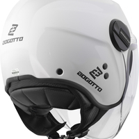 Каска за скутер BOGOTTO H595-1 SPN WHITE/MATT