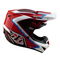 Мотокрос каска TROY LEE DESIGNS GP Shutter - Red/White
