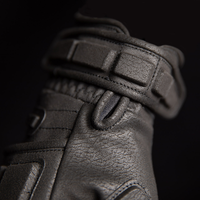 Кожени мото ръкавици ICON MOTORHEAD3 - BLACK