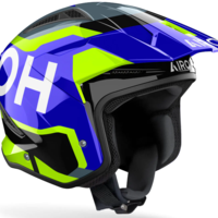 Kаска за скутер AIROH TRR II JUPITER BLUE/YELLOW GLOSS