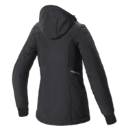 Дамско текстилно мото яке SPIDI HOODIE ARMOR Black