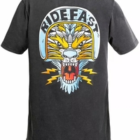 Мото тениска JOHN DOE LION Black